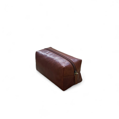 Jimmy Toiletry Bag - Brown