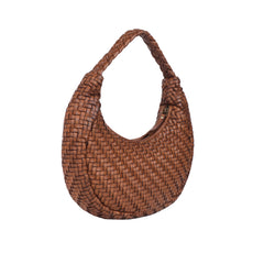 Windsor Woven Handbag - Oak