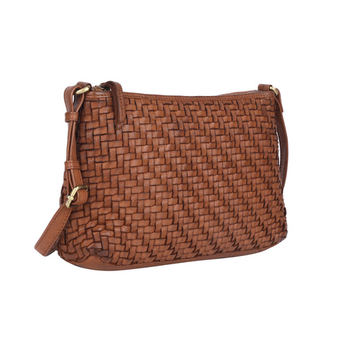 Woven Crossbody Bag - Bendigo Oak