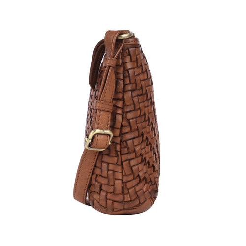 Woven Crossbody Bag - Bendigo Oak