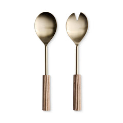 Samara Gold Salad Server Set