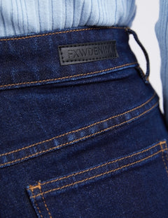 Sarah Wide Leg Jean - Dark Denim