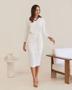 Sassoon Cashmere&Bamboo Scarf - Cream
