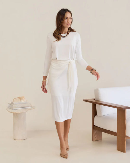 Sassoon Cashmere&Bamboo Scarf - Cream