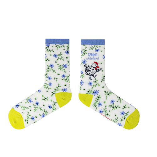 Spring Chicken - Twigseeds Socks