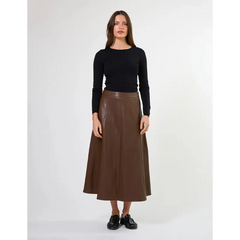Monroe Skirt - Cocoa
