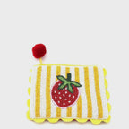 Strawberry Beaded Purse