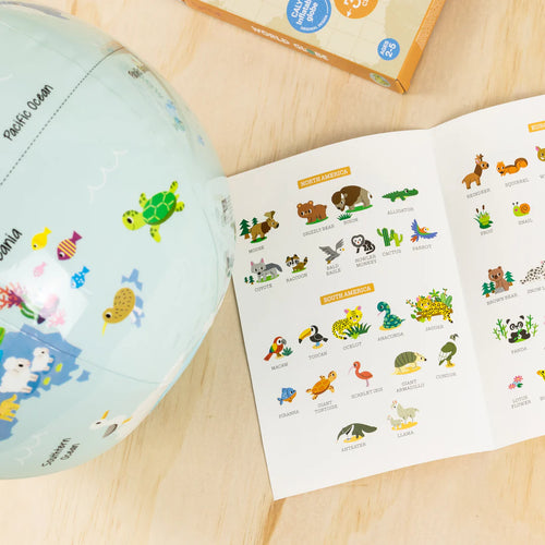 World Globe - Baby Animals