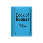 Hard Cover Tiny Notebook - Book of Excuses