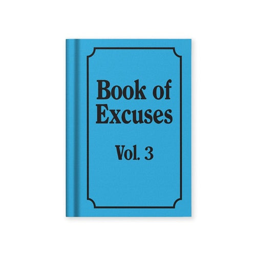 Hard Cover Tiny Notebook - Book of Excuses