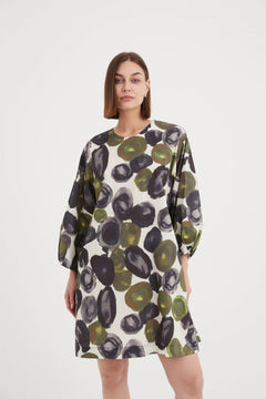 Tuck Cuff Oversized Dress