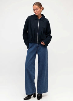 Daily Bomber Jacket -Navy