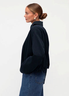 Daily Bomber Jacket -Navy