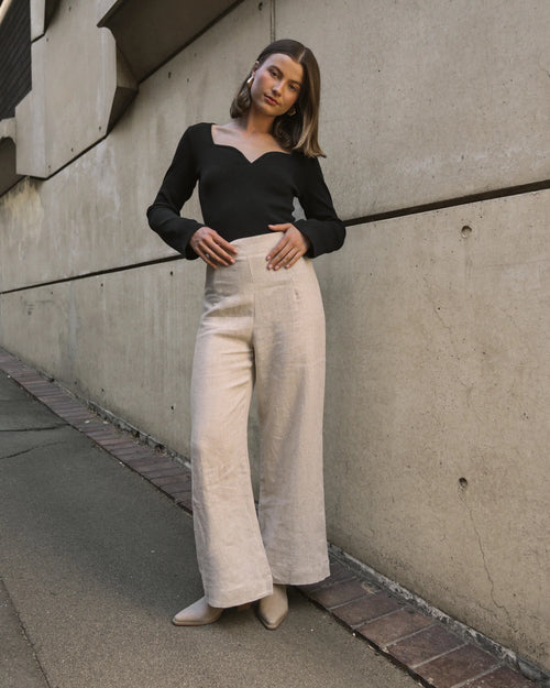 Linen Pants - Oatmeal