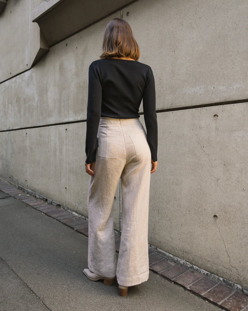 Linen Pants - Oatmeal