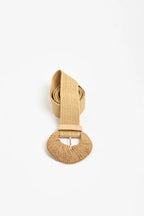 Wide Stretch Belt - Camel