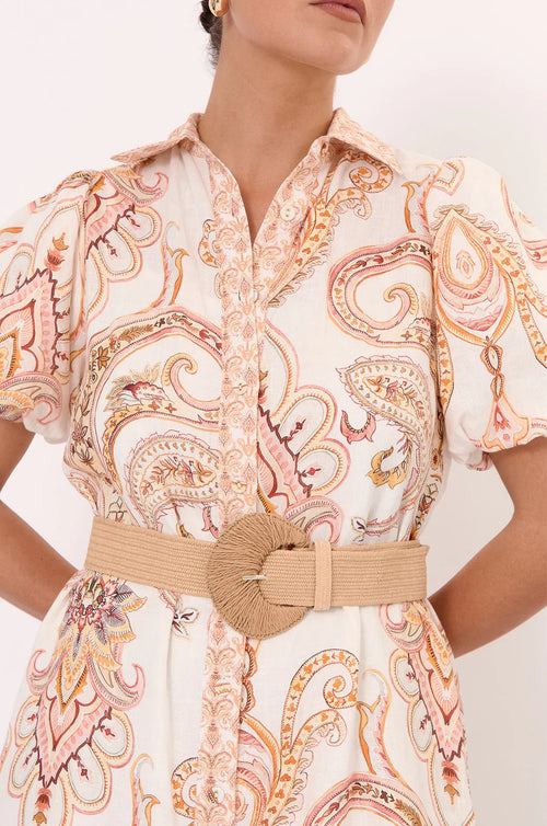 Wide Stretch Belt - Camel