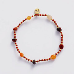 Harriet Bracelet - Red/Gold