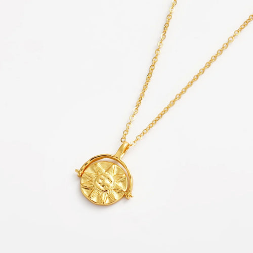 Luna Pendant Necklace - Gold