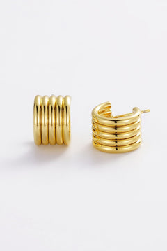 Jade Hoop - Gold