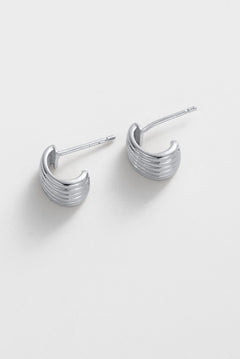Sasha Hoop Small - Silver
