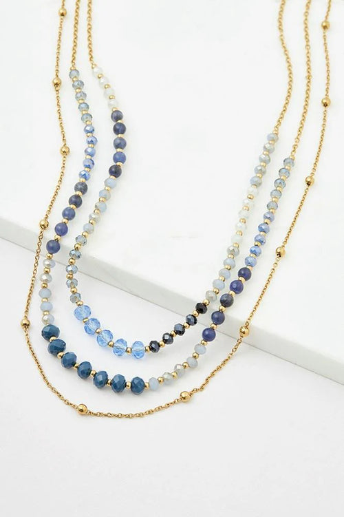 Addison Necklace - Navy