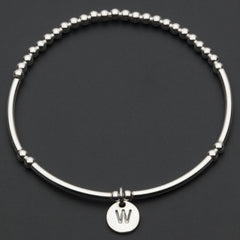 Alphabet Bracelet - Silver